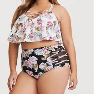 Tiger two piece swimsuit